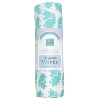 Terra Gaia Mullwindel Muslin Nappy Bio-BW 75x75 cm Hedgehug