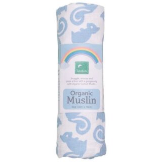 Terra Gaia Mullwindel Muslin Nappy Bio-BW 75x75 cm Squiddles