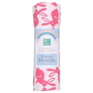 Terra Gaia Mullwindel Muslin Nappy Bio-BW 75x75 cm Bummy Wabbit